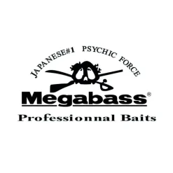 Autocollant Megabass Med Contour Blanc
