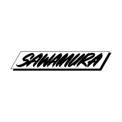 Autocollant Sawamura Med Contour Blanc
