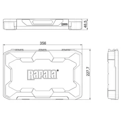 Boîte À Accessoires Rapala Tackle Tray 356 Deep Open