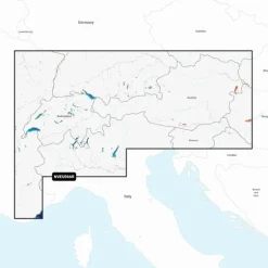 Carte Garmin Navionics Vision+ Intérieures Alpes, Lacs Et Rivières