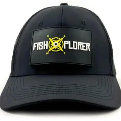 Casquette Homme À Scratch Fishxplorer Trucker Hydrofuge + Uv Résistant - Noir