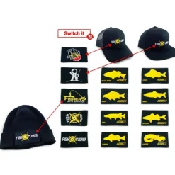 Casquette Homme À Scratch Fishxplorer Trucker - Noir