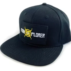 Casquette Homme À Scratch Fishxplorer Snapback - Noir