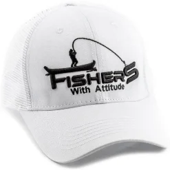 Casquette Homme Fishxplorer Fisher With Attitude - Blanc