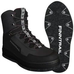 Chaussures De Wading Finntrail Wademan Feutre - Dark Grey