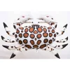 Coussin Crabe Floride Calico Gaby