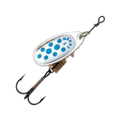 Cuiller Tournante Mepps Comet Argent Point Bleu