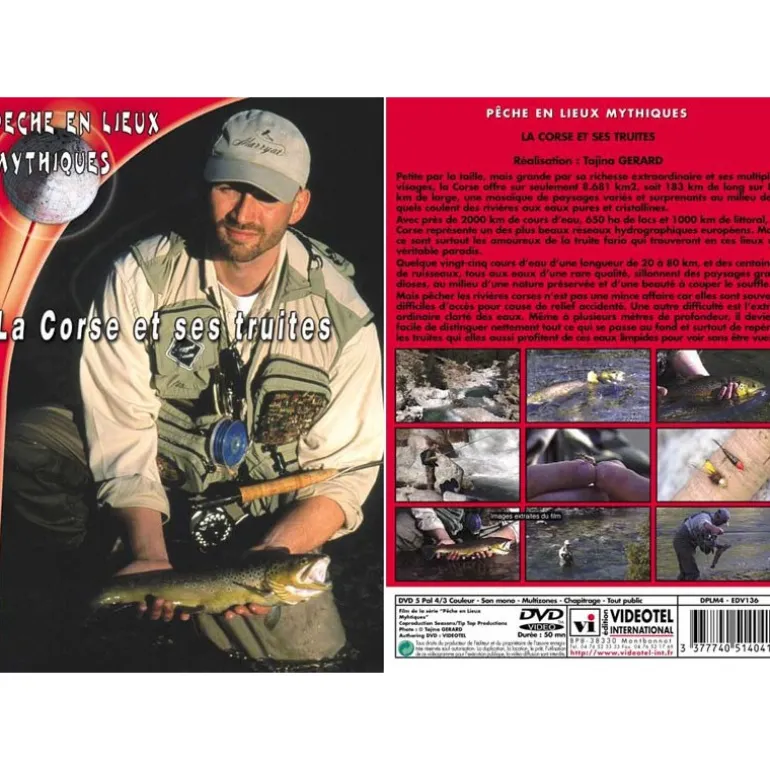 Dvd - La Corse Et Ses Truites - Peche De La Truite - Peche En Lieux Mythiques