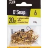 Emerillon Agrafe Daiwa Indispensable Mer - Par 20