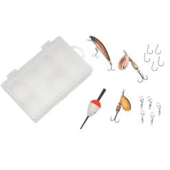 Ensemble Spinning Abu Garcia Diplomat Wilderness Survival 4Pc Combo