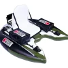 Float Tube Seven Bass Flatform Junior Kaki-Black