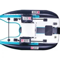 Float Tube Seven Bass Flatform Xl Seafoam-Black