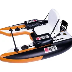 Float Tube Seven Bass Flatform Orange-Black
