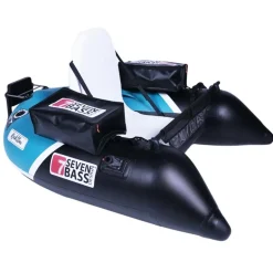 Float Tube Seven Bass Rockstar Black-Seafoam