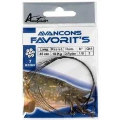Hameçon Monté Autain Favorit's 45Cm - Par 3