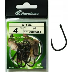 Hameçon Simple Hayabusa K-1 Barbless Nrb