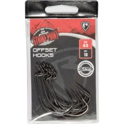 Hameçon Texan Fox Rage Strike Point Offset Hooks