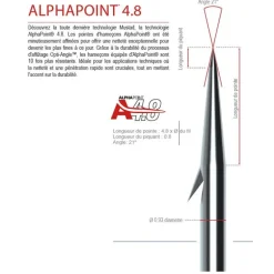 Hameçon Texan Mustad Alphapoint Assault Heavy Wide Gap
