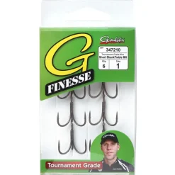 Hameçon Triple Gamakatsu G-Finesse Treble Short Shank Mh