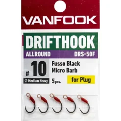 Hamçon Simple Vanfook Drift Hook Drs-50F - Par 5
