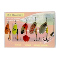 Kit Brochet 5 Cuillers Mepps