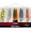 Kit Cuiller Ondulante Dam Trout Pack 4