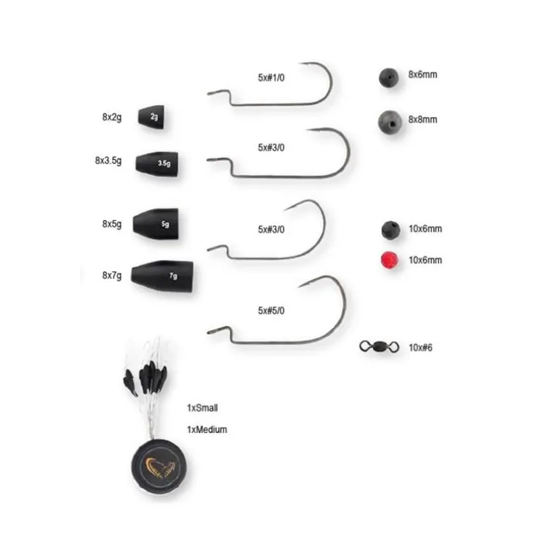Kit De Montage Savage Gear Texas Et Carolina Savage