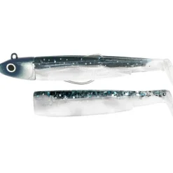 Kit Leurre Souple Arme Fiiish Combo Black Minnow 90 + Tete Plombee Off Shore