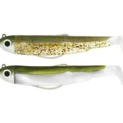 Kit Leurre Souple Arme Fiiish Double Combo Black Minnow 120 + Tete Plombee Shore