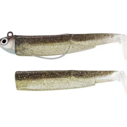 Kit Leurre Souple Arme Fiiish Combo Black Minnow 70 + Tete Plombee Search