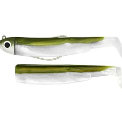 Kit Leurre Souple Arme Fiiish Combo Black Minnow 70 + Tete Plombee Shore