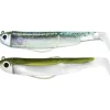 Kit Leurre Souple Arme Fiiish Double Combo Black Minnow 70 + Tete Plombee Shore