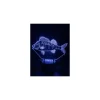 Lampe Kisskiss Metal 3D Led Illusion - Perche