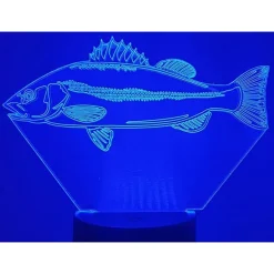 Lampe Kisskiss Metal 3D Led Illusion - Bar