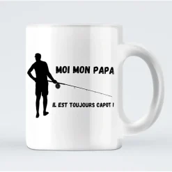 Mug Moi Mon Papa Il Est Toujours Capot