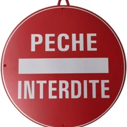 Panneau De Signalisation Januel Peche Interdite