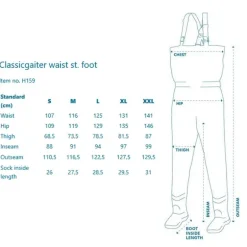 Pantalon De Wading Stoking Kinetic Classic Gaiter Waist St Foot - Olive