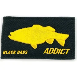 Scratch Interchangeable Fishxplorer Pour Casquette / Bonnet Addict Black Bass - Noir