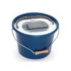 Seau A Vifs Plastilys 13L Rond Bleu + Panier Vivier + Aerateur Integre