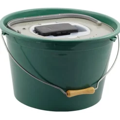Seau A Vifs Plastilys 25L Vert + Aerateur Integre