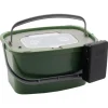 Seau A Vifs Plastilys 7L Vert Fonce + Panier Vivier + Aerateur Integre