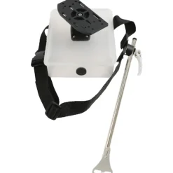 Support Echo-Sondeur Avec Canne Et Boite A Batterie Float Tube Pike'n Bass