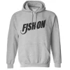 Sweat Homme Cyril Chauquet Fish On Classique - Gris