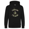 Sweat Junior Bartavel J'peux Pas J'ai Pêche - Noir