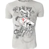Tee Shirt Manches Courtes Homme Hot Spot Design Big Game-Draw In The Deck - Gris