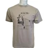 Tee Shirt Manches Courtes Homme Bartavel Je M'en Fish - Beige