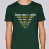 Tee Shirt Manches Courtes Homme Monsieur Pêcheur Dernier Lancer Et J'arrête - Vert