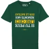Tee Shirt Manches Courtes Homme Monsieur Pêcheur Remonte Moi Sur Le Bateau - Vert