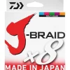 Tresse Daiwa J Braid X 8 Multicolore - 300M