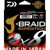 Tresse Daiwa J-Braid Expedition X8 Dark Green - 500M